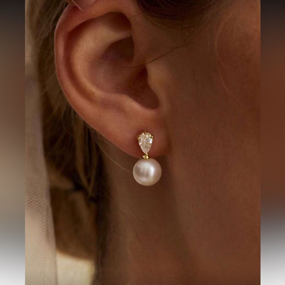 Pearl Drop Earrings #1998